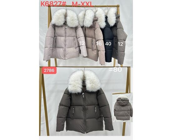 Куртка женская зимняя K6827-12 grey р.M-2XL "Dorimodes" недорого оптом от прямого поставщика Фотография Куртка женская зимняя K6827-12 grey р.M-2XL "Dorimodes" недорого оптом от прямого поставщика