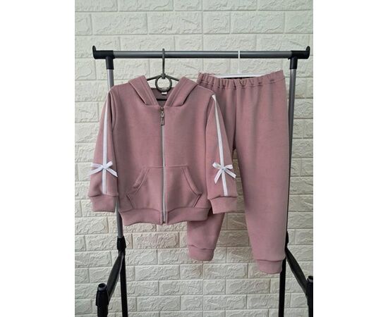 Костюм детский спортивный тёплый на девочку PR510 powder р.5-8 "Proschenko" недорого оптом от прямого поставщика Фотография Костюм детский спортивный тёплый на девочку PR510 powder р.5-8 "Proschenko" недорого оптом от прямого поставщика