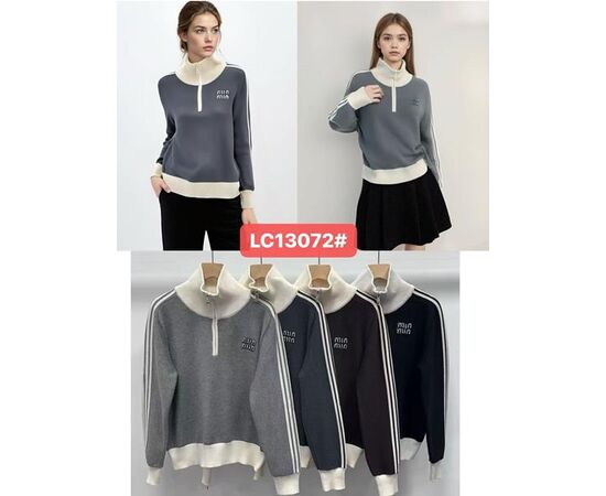 Светр жіночий 13072 brown р.46-48 "FLORA" недорого оптом від прямого постачальника Светр жіночий 13072 brown р.46-48 "FLORA" недорого оптом від прямого постачальника