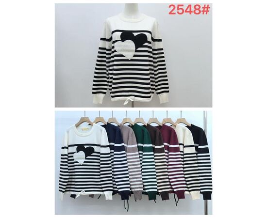 Светр жіночий 2548 mix р.50-56 "FLORA" недорого оптом від прямого постачальника Светр жіночий 2548 mix р.50-56 "FLORA" недорого оптом від прямого постачальника