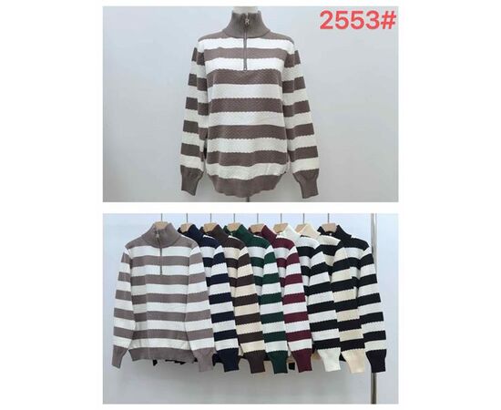 Светр жіночий 2553 mix р.50-54 "FLORA" недорого оптом від прямого постачальника Светр жіночий 2553 mix р.50-54 "FLORA" недорого оптом від прямого постачальника