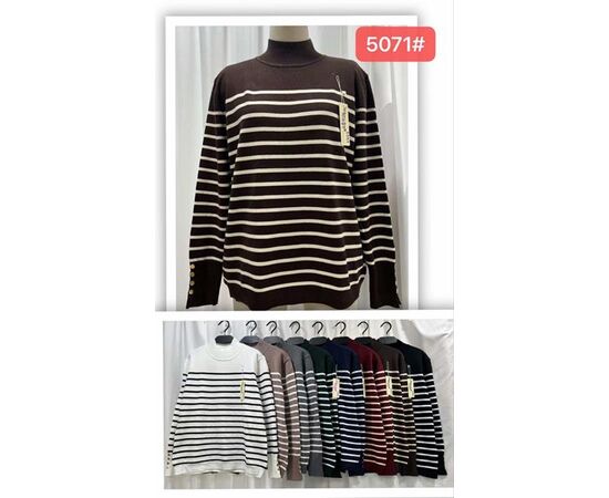 Светр жіночий 5071 mix р.52-58 "FLORA" недорого оптом від прямого постачальника Светр жіночий 5071 mix р.52-58 "FLORA" недорого оптом від прямого постачальника