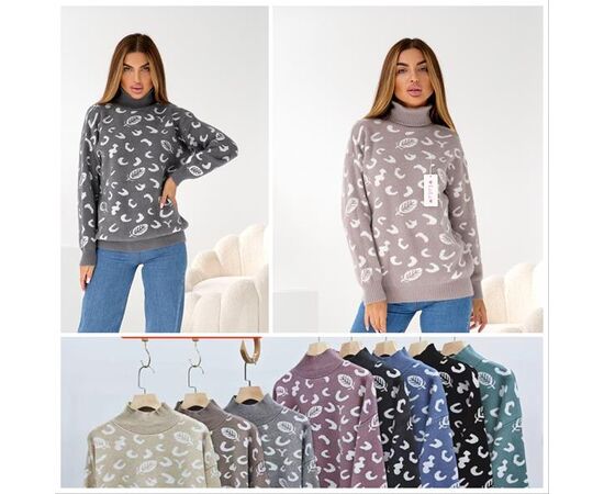 Свитер женский SH199 mix р.48-50 "FLORA" недорого оптом от прямого поставщика Фотография Свитер женский SH199 mix р.48-50 "FLORA" недорого оптом от прямого поставщика