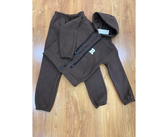 Костюм детский спортивный тёплый на девочку 254-2 brown р.116-140 "Marimaks" недорого оптом от прямого поставщика Фотография Костюм детский спортивный тёплый на девочку 254-2 brown р.116-140 "Marimaks" недорого оптом от прямого поставщика