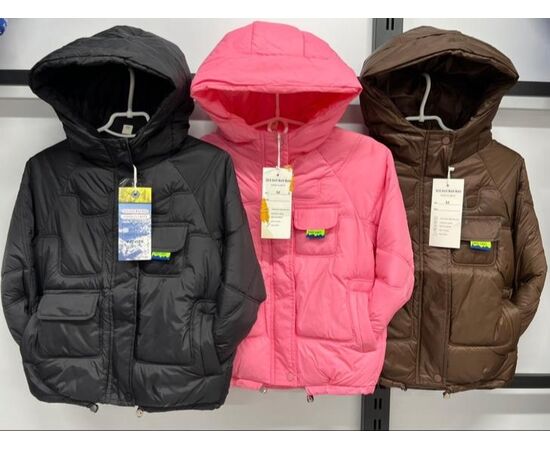 Курка детская зимняя на девочку M106 pink р.120-160 "Marimaks" недорого оптом от прямого поставщика Фотография Курка детская зимняя на девочку M106 pink р.120-160 "Marimaks" недорого оптом от прямого поставщика