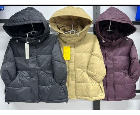 Курка детская зимняя на девочку M108 black р.120-160 "Marimaks" недорого оптом от прямого поставщика Фотография Курка детская зимняя на девочку M108 black р.120-160 "Marimaks" недорого оптом от прямого поставщика