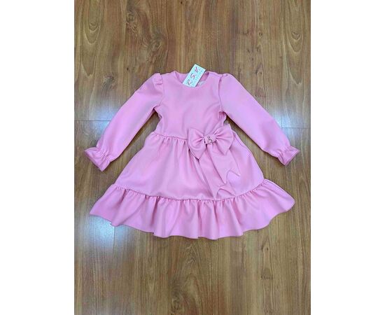 Платье детское утеплённое на девочку 149 pink р.110-134 "Marimaks" недорого оптом от прямого поставщика Фотография Платье детское утеплённое на девочку 149 pink р.110-134 "Marimaks" недорого оптом от прямого поставщика