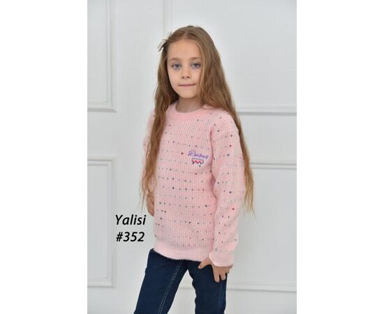 Светер Дитячий на дівчинку 352 peach р.110-150 "Marimaks" недорого оптом від прямого постачальника Светер Дитячий на дівчинку 352 peach р.110-150 "Marimaks" недорого оптом від прямого постачальника