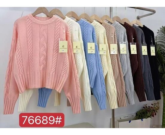 Светр жіночий 76689 mix р.46-50 "Katty" недорого оптом від прямого постачальника Светр жіночий 76689 mix р.46-50 "Katty" недорого оптом від прямого постачальника