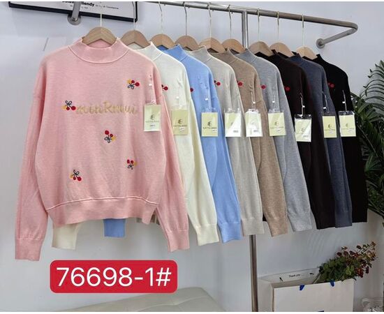 Светр жіночий 76698 mix р.48-52 "Katty" недорого оптом від прямого постачальника Светр жіночий 76698 mix р.48-52 "Katty" недорого оптом від прямого постачальника