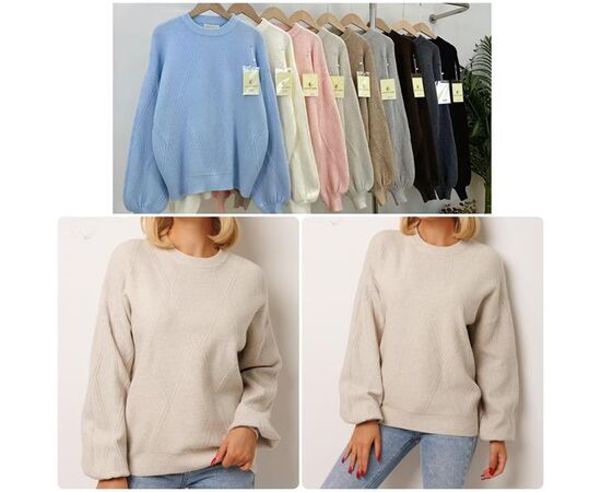 Светр жіночий 76776-1 mix р.50-54 "Katty" недорого оптом від прямого постачальника Светр жіночий 76776-1 mix р.50-54 "Katty" недорого оптом від прямого постачальника