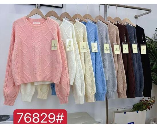 Светр жіночий 76829 mix р.46-50 "Katty" недорого оптом від прямого постачальника Светр жіночий 76829 mix р.46-50 "Katty" недорого оптом від прямого постачальника