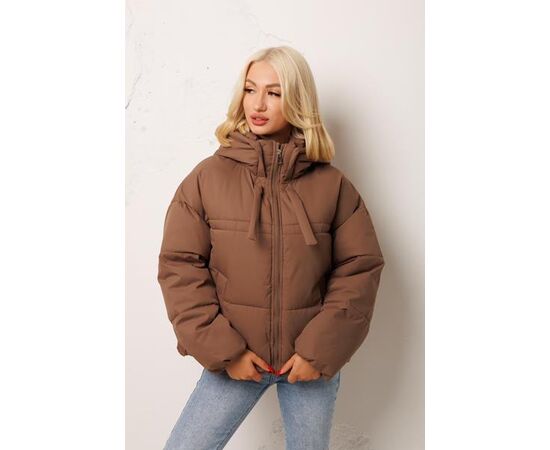 Куртка женская зимняя 8563 brown р.M-2XL "Katty" недорого оптом от прямого поставщика Фотография Куртка женская зимняя 8563 brown р.M-2XL "Katty" недорого оптом от прямого поставщика