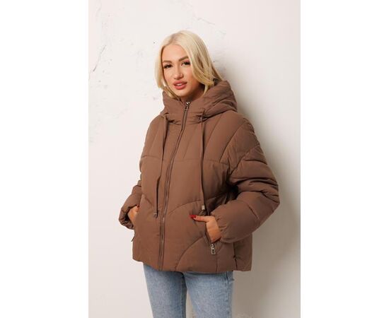Куртка женская зимняя 8569 brown р.M-2XL "Katty" недорого оптом от прямого поставщика Фотография Куртка женская зимняя 8569 brown р.M-2XL "Katty" недорого оптом от прямого поставщика