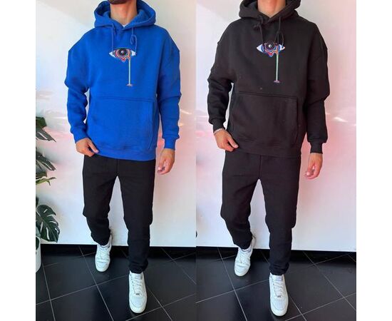 Худи мужской 2295 blue р.S-XL "i8denim" недорого оптом от прямого поставщика Фотография Худи мужской 2295 blue р.S-XL "i8denim" недорого оптом от прямого поставщика