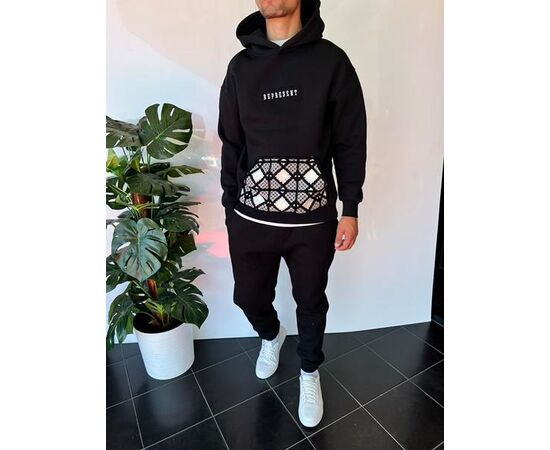 Худи мужской 2316 black р.S-XL "i8denim" недорого оптом от прямого поставщика Фотография Худи мужской 2316 black р.S-XL "i8denim" недорого оптом от прямого поставщика