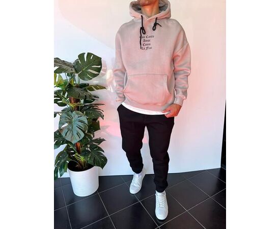 Худи мужской 2336 beige р.S-XL "i8denim" недорого оптом от прямого поставщика Фотография Худи мужской 2336 beige р.S-XL "i8denim" недорого оптом от прямого поставщика