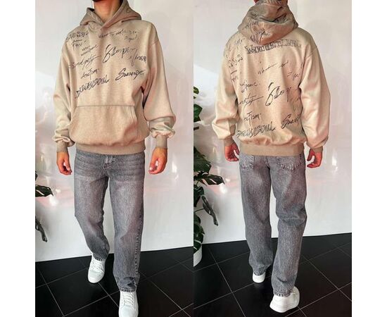Худи мужской 2362 beige р.S-XL "i8denim" недорого оптом от прямого поставщика Фотография Худи мужской 2362 beige р.S-XL "i8denim" недорого оптом от прямого поставщика