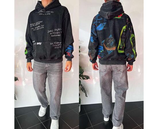 Худи мужской 2363 d.grey р.S-XL "i8denim" недорого оптом от прямого поставщика Фотография Худи мужской 2363 d.grey р.S-XL "i8denim" недорого оптом от прямого поставщика