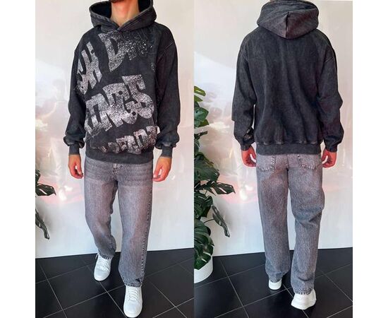 Худи мужской 2372 grey р.S-XL "i8denim" недорого оптом от прямого поставщика Фотография Худи мужской 2372 grey р.S-XL "i8denim" недорого оптом от прямого поставщика