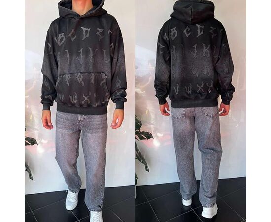 Худи мужской 2373 grey р.S-XL "i8denim" недорого оптом от прямого поставщика Фотография Худи мужской 2373 grey р.S-XL "i8denim" недорого оптом от прямого поставщика