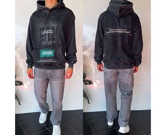 Худи мужской 2375 grey р.S-XL "i8denim" недорого оптом от прямого поставщика Фотография Худи мужской 2375 grey р.S-XL "i8denim" недорого оптом от прямого поставщика