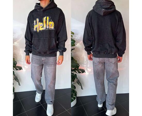Худи мужской 2376 grey р.S-XL "i8denim" недорого оптом от прямого поставщика Фотография Худи мужской 2376 grey р.S-XL "i8denim" недорого оптом от прямого поставщика