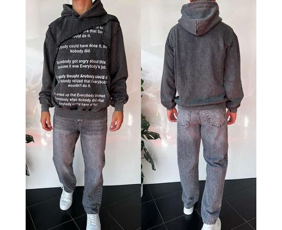 Худи мужской 2385 grey р.S-XL "i8denim" недорого оптом от прямого поставщика Фотография Худи мужской 2385 grey р.S-XL "i8denim" недорого оптом от прямого поставщика