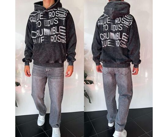 Худи мужской 2387 grey р.S-XL "i8denim" недорого оптом от прямого поставщика Фотография Худи мужской 2387 grey р.S-XL "i8denim" недорого оптом от прямого поставщика
