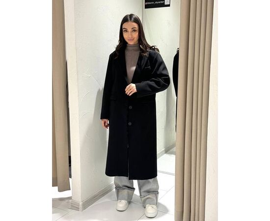 Пальто женское TB116 black р.S-L "i8denim Women" недорого оптом от прямого поставщика Фотография Пальто женское TB116 black р.S-L "i8denim Women" недорого оптом от прямого поставщика