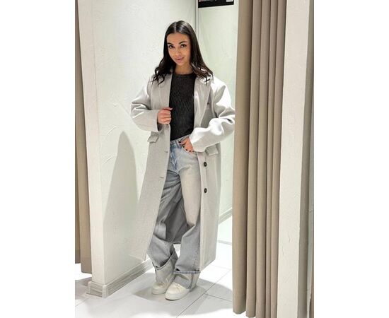 Пальто женское TB118 l.grey р.S-L "i8denim Women" недорого оптом от прямого поставщика Фотография Пальто женское TB118 l.grey р.S-L "i8denim Women" недорого оптом от прямого поставщика