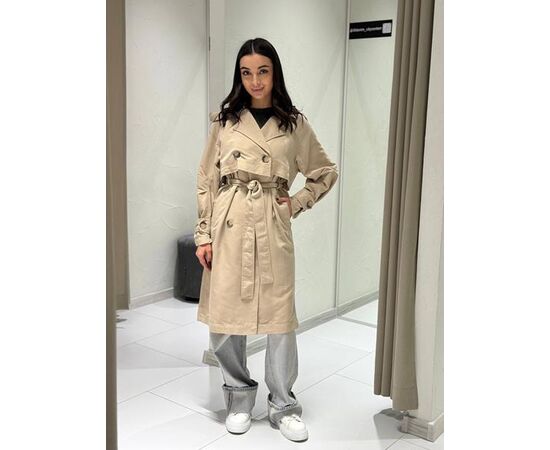 Пальто женское TB121 beige р.S-L "i8denim Women" недорого оптом от прямого поставщика Фотография Пальто женское TB121 beige р.S-L "i8denim Women" недорого оптом от прямого поставщика
