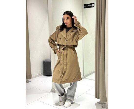 Пальто женское TB122 d.beige р.S-L "i8denim Women" недорого оптом от прямого поставщика Фотография Пальто женское TB122 d.beige р.S-L "i8denim Women" недорого оптом от прямого поставщика