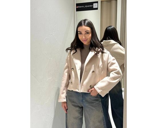 Куртка женская демисезонная TB124 l.beige р.S-L "i8denim Women" недорого оптом от прямого поставщика Фотография Куртка женская демисезонная TB124 l.beige р.S-L "i8denim Women" недорого оптом от прямого поставщика