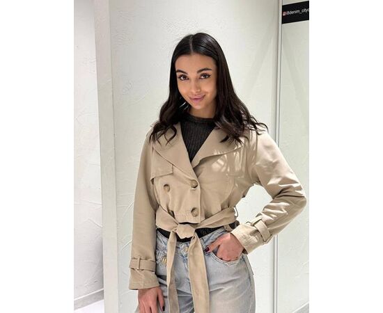 Куртка женская демисезонная TB129 l.beige р.S-L "i8denim Women" недорого оптом от прямого поставщика Фотография Куртка женская демисезонная TB129 l.beige р.S-L "i8denim Women" недорого оптом от прямого поставщика