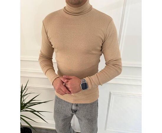 Гольф мужской 56655 beige р.46-56 "TURHAN" недорого оптом от прямого поставщика Фотография Гольф мужской 56655 beige р.46-56 "TURHAN" недорого оптом от прямого поставщика