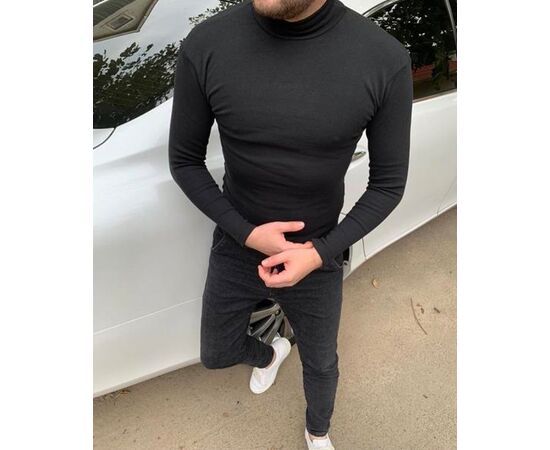 Гольф мужской 56658 black р.46-56 "TURHAN" недорого оптом от прямого поставщика Фотография Гольф мужской 56658 black р.46-56 "TURHAN" недорого оптом от прямого поставщика