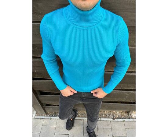 Гольф мужской 56661 l.blue р.M-2XL "TURHAN" недорого оптом от прямого поставщика Фотография Гольф мужской 56661 l.blue р.M-2XL "TURHAN" недорого оптом от прямого поставщика