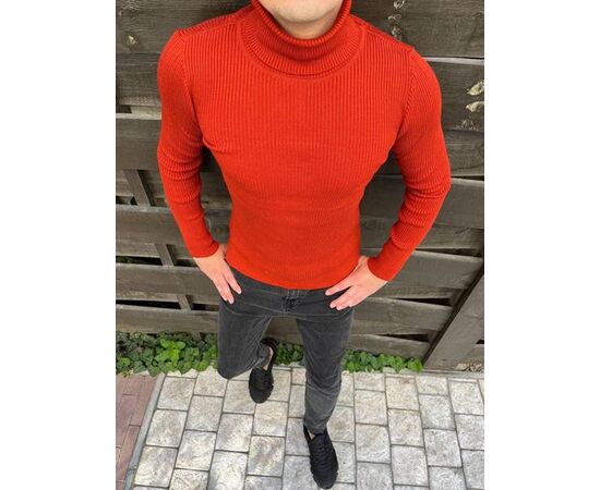 Гольф мужской 56666 orange р.M-2XL "TURHAN" недорого оптом от прямого поставщика Фотография Гольф мужской 56666 orange р.M-2XL "TURHAN" недорого оптом от прямого поставщика
