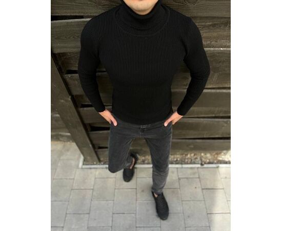 Гольф мужской 56667 black р.M-2XL "TURHAN" недорого оптом от прямого поставщика Фотография Гольф мужской 56667 black р.M-2XL "TURHAN" недорого оптом от прямого поставщика