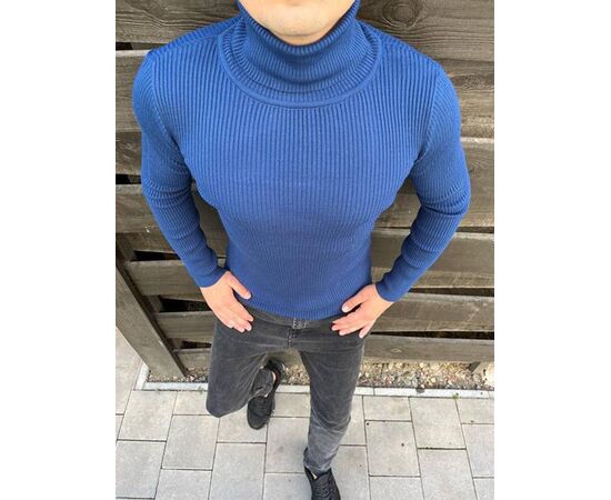 Гольф мужской 56675 blue р.M-2XL "TURHAN" недорого оптом от прямого поставщика Фотография Гольф мужской 56675 blue р.M-2XL "TURHAN" недорого оптом от прямого поставщика
