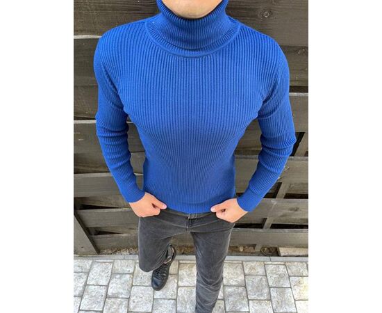 Гольф мужской 56681 blue р.M-2XL "TURHAN" недорого оптом от прямого поставщика Фотография Гольф мужской 56681 blue р.M-2XL "TURHAN" недорого оптом от прямого поставщика