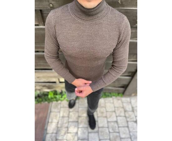 Гольф мужской 56686 brown р.M-2XL "TURHAN" недорого оптом от прямого поставщика Фотография Гольф мужской 56686 brown р.M-2XL "TURHAN" недорого оптом от прямого поставщика