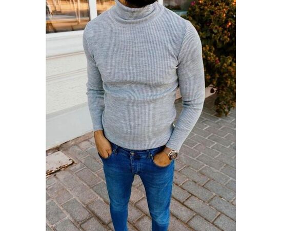 Гольф мужской 56689 l.grey р.M-2XL "TURHAN" недорого оптом от прямого поставщика Фотография Гольф мужской 56689 l.grey р.M-2XL "TURHAN" недорого оптом от прямого поставщика