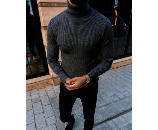 Гольф мужской 56690 d.grey р.M-2XL "TURHAN" недорого оптом от прямого поставщика Фотография Гольф мужской 56690 d.grey р.M-2XL "TURHAN" недорого оптом от прямого поставщика