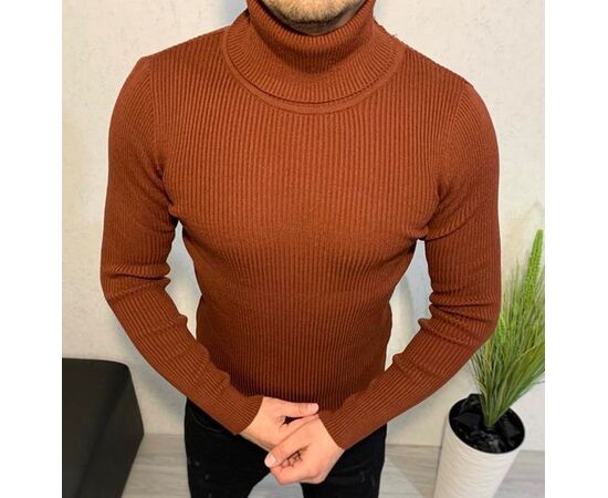 Гольф мужской 56697 brown р.M-2XL "TURHAN" недорого оптом от прямого поставщика Фотография Гольф мужской 56697 brown р.M-2XL "TURHAN" недорого оптом от прямого поставщика