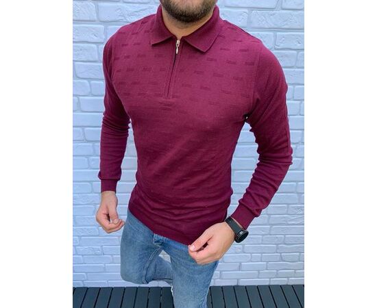 Свитер мужской 56712 wine р.L-3XL "TURHAN" недорого оптом от прямого поставщика Фотография Свитер мужской 56712 wine р.L-3XL "TURHAN" недорого оптом от прямого поставщика