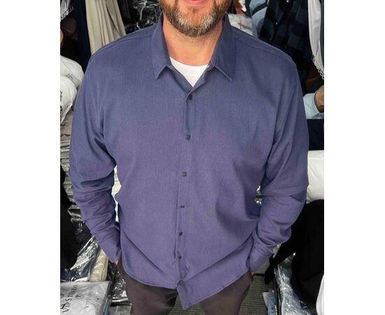 Сорочка чоловіча тепла 56731 blue р.M-2XL "TURHAN" недорого оптом від прямого постачальника Сорочка чоловіча тепла 56731 blue р.M-2XL "TURHAN" недорого оптом від прямого постачальника