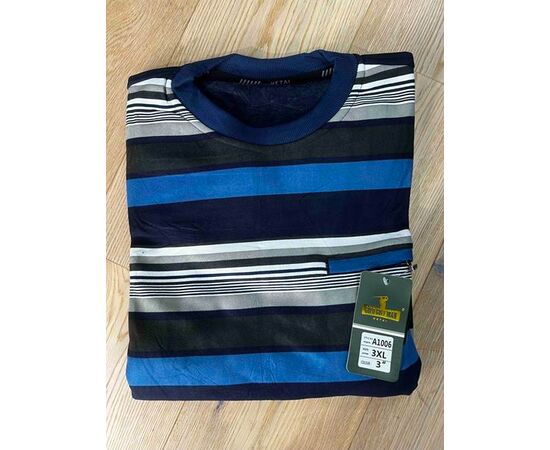 Светр чоловічий A1006 blue-navy р.XL-5XL "TURHAN" недорого оптом від прямого постачальника Светр чоловічий A1006 blue-navy р.XL-5XL "TURHAN" недорого оптом від прямого постачальника