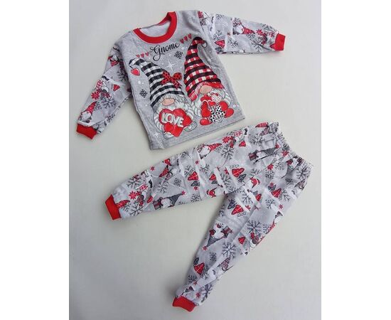 Піжама дитяча тепла на хлопчика B604 grey р.28-36 "Baykush" недорого оптом від прямого постачальника Піжама дитяча тепла на хлопчика B604 grey р.28-36 "Baykush" недорого оптом від прямого постачальника